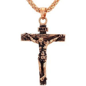 Crucifix Jesus Necklace
