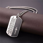 Load image into Gallery viewer, Bible Verse Tag Necklace
