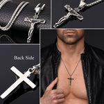 Load image into Gallery viewer, Crucifix Jesus Necklace
