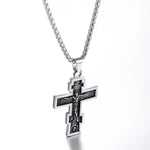 Load image into Gallery viewer, Christian Orthodox Crucifix Jesus Necklace

