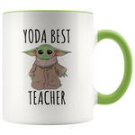 Load image into Gallery viewer, Yoda Best Teacher Mug

