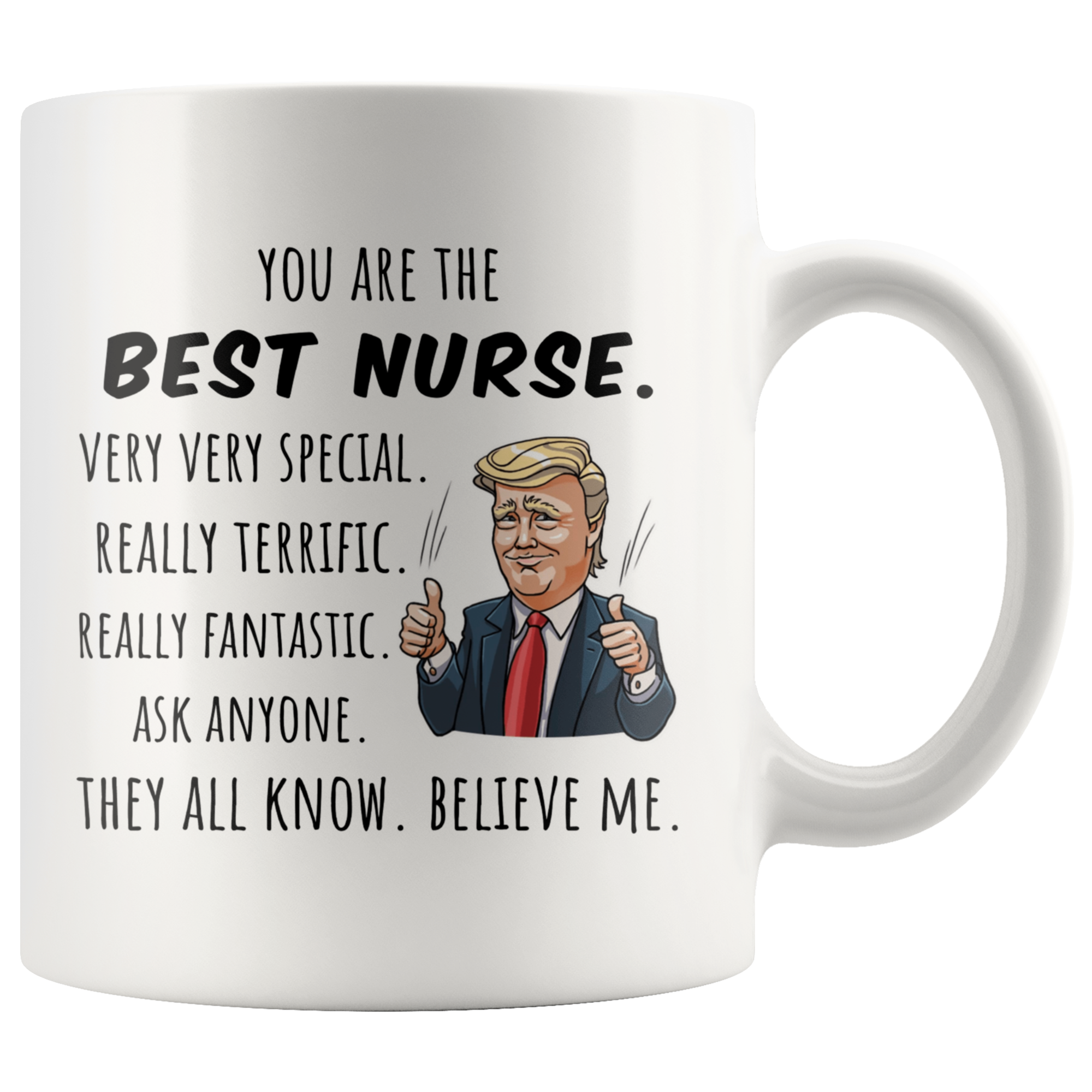 Best Nurse Trump Mug