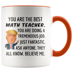 Load image into Gallery viewer, Trump Mug Math Teacher
