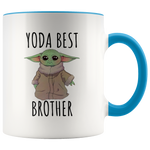 Load image into Gallery viewer, Yoda Best Brother Mug
