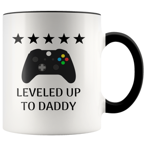 Leveled Up To Daddy Mug