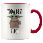 Load image into Gallery viewer, Yoda Best Pilot Mug
