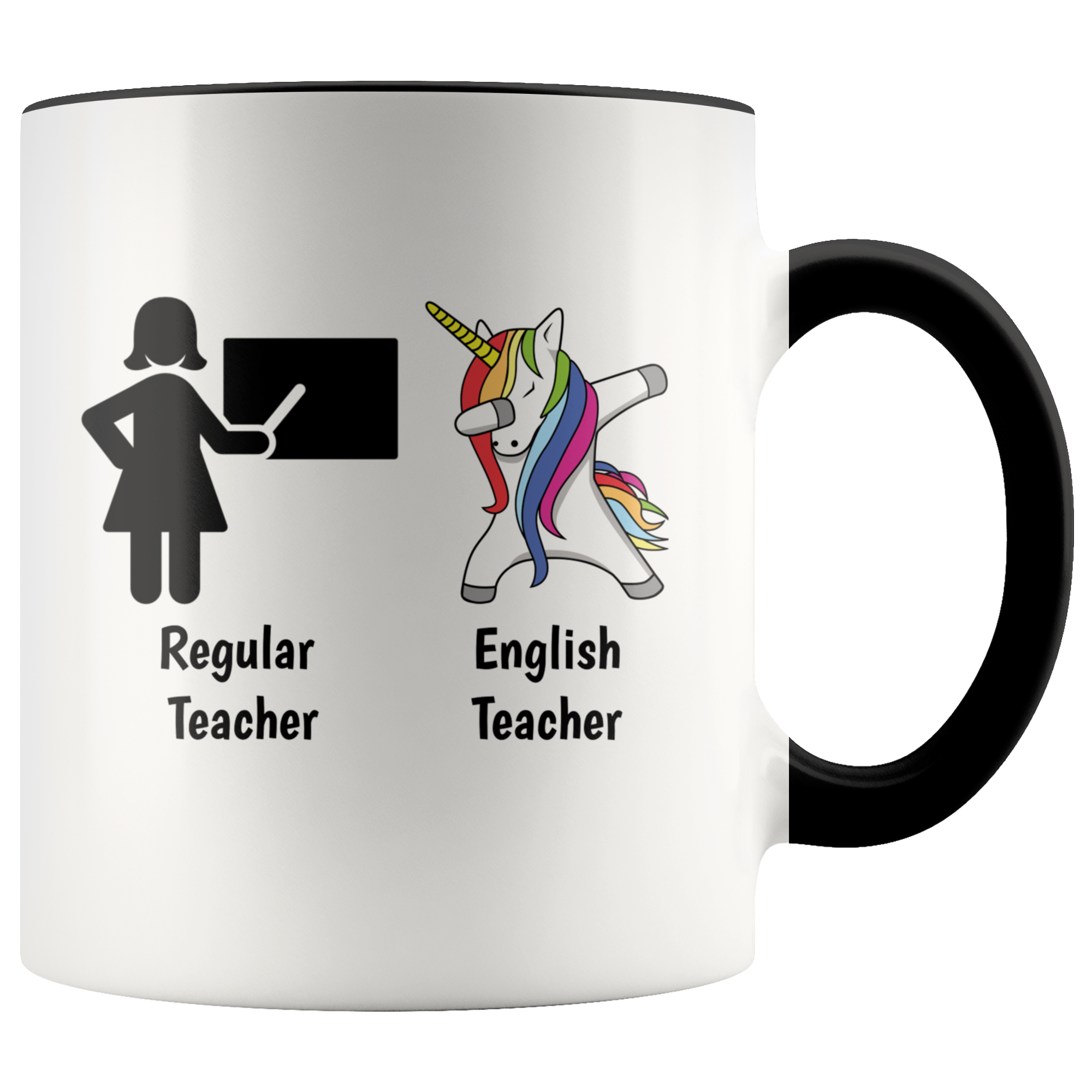 Unicorn English Teacher Mug