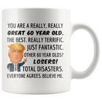 Load image into Gallery viewer, Trump Mug for 60-Year-Old

