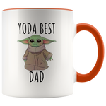 Load image into Gallery viewer, Yoda Best Dad Mug
