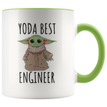 Load image into Gallery viewer, Yoda Best Engineer Mug
