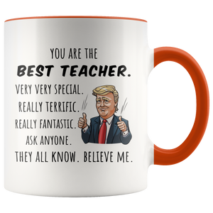 Best Teacher Trump Mug
