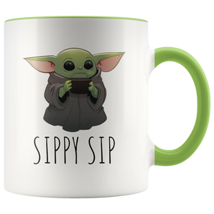 Baby Yoda Sippy Sip Mug