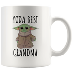 Load image into Gallery viewer, Yoda Best Grandma Mug
