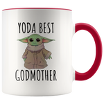 Load image into Gallery viewer, Yoda Best Godmother Mug
