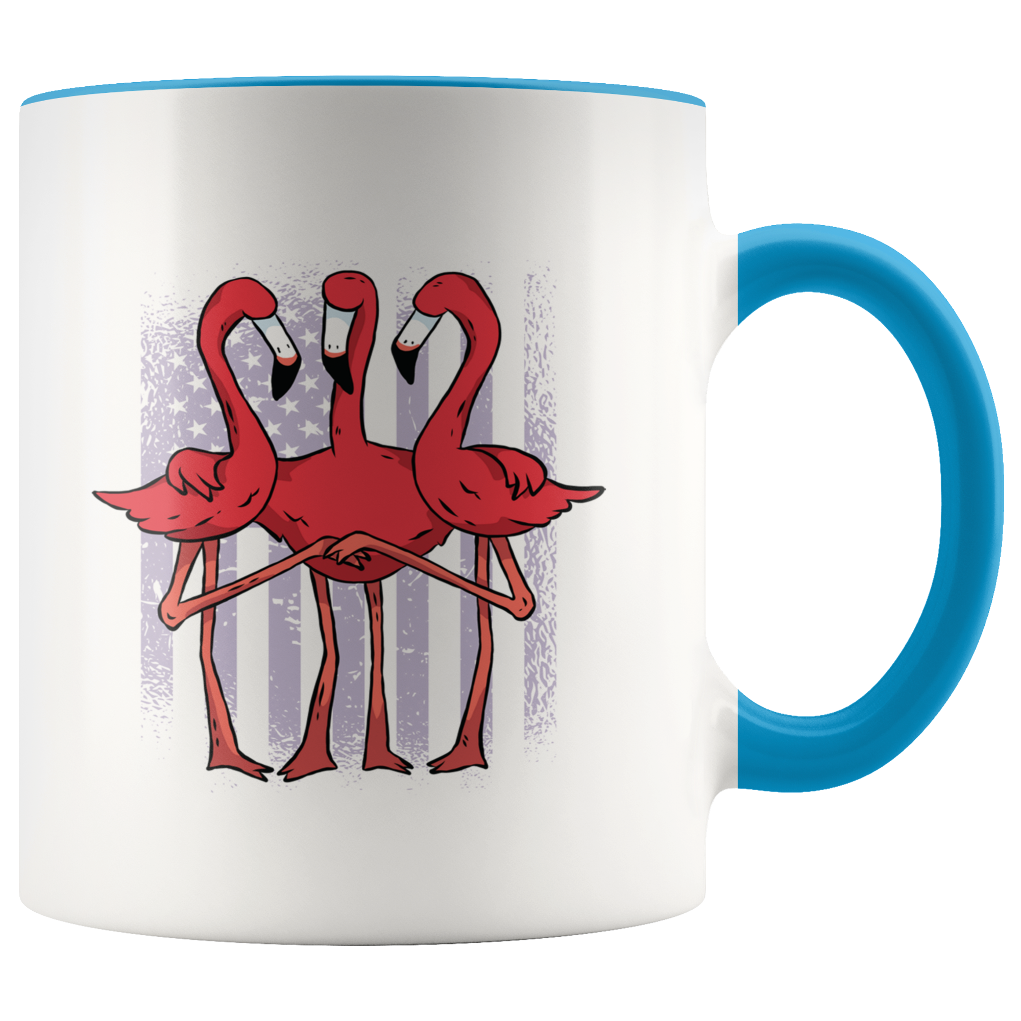 Three Flamingo Mug