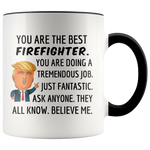 Load image into Gallery viewer, Trump Mug Firefighter
