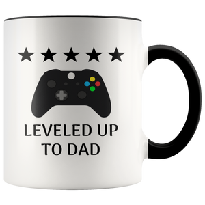 Leveled Up To Dad Mug