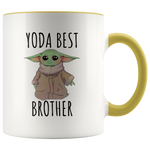Load image into Gallery viewer, Yoda Best Brother Mug
