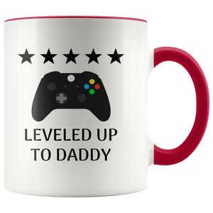 Leveled Up To Daddy Mug