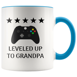 Load image into Gallery viewer, Leveled Up To Grandpa Mug
