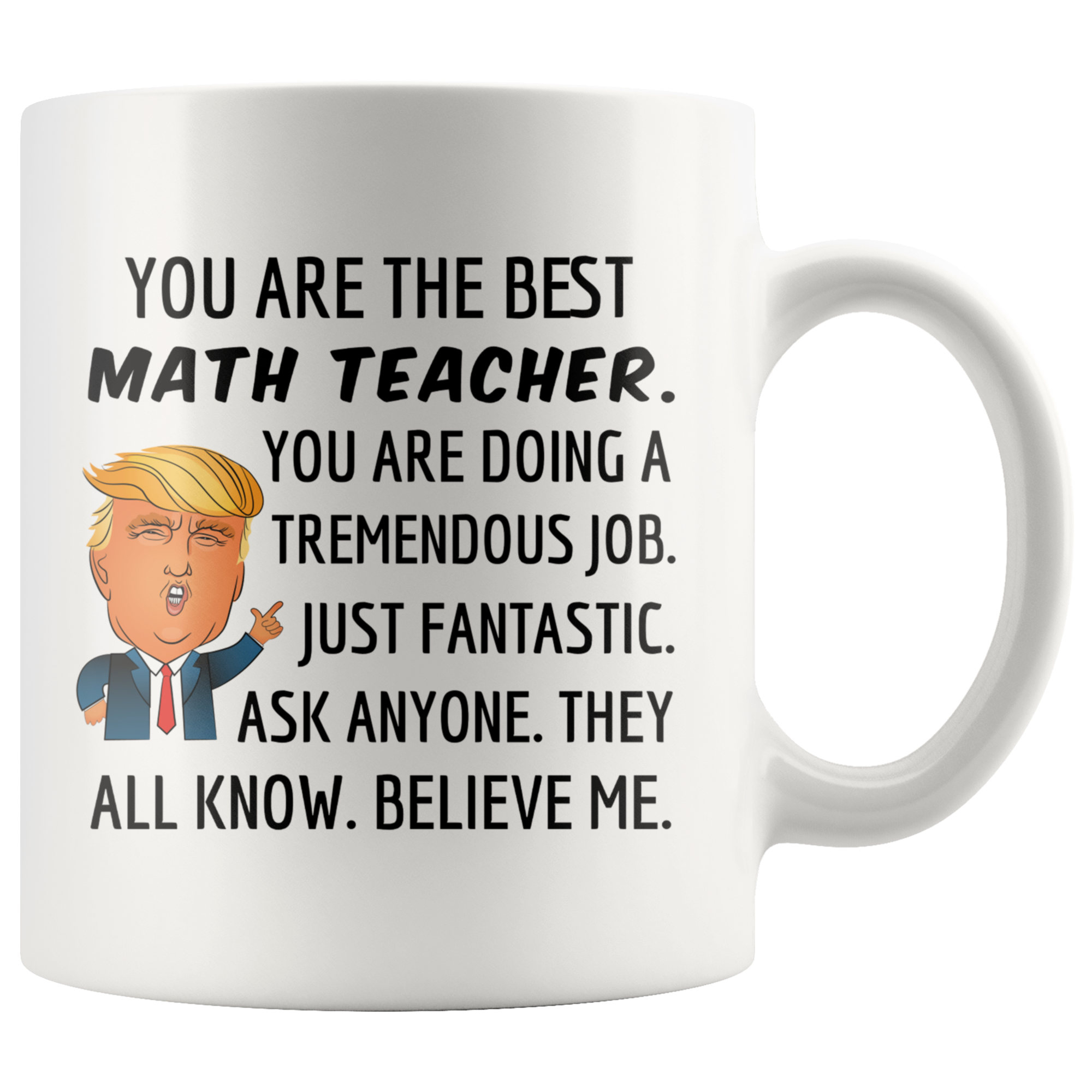 Trump Mug Math Teacher