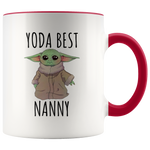 Load image into Gallery viewer, Yoda Best Nanny Mug
