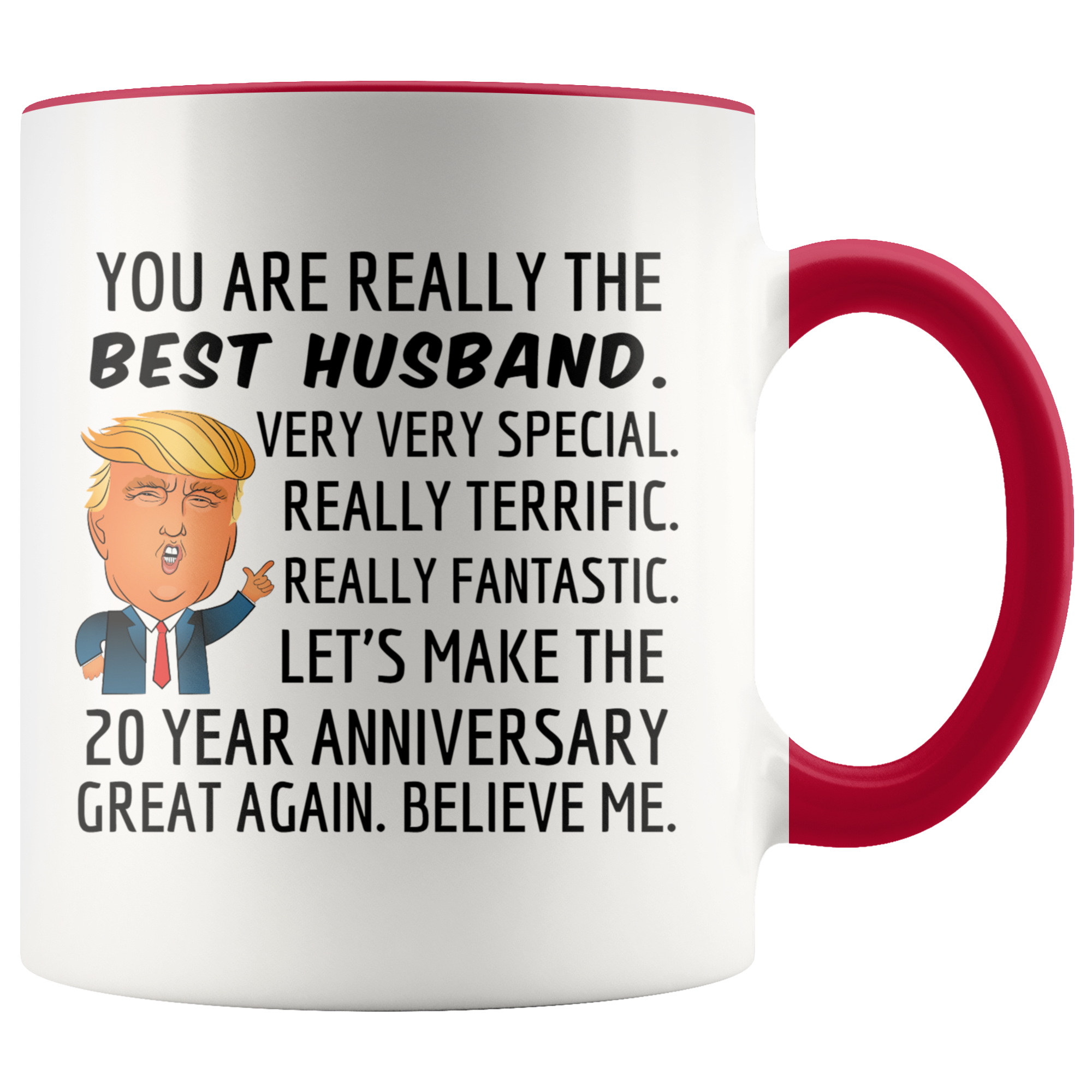 Trump Mug Husband for 20th Anniversary Gift