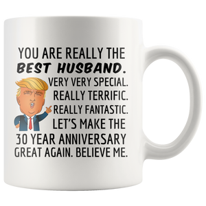 Trump Mug Husband for 30th Anniversary Gift