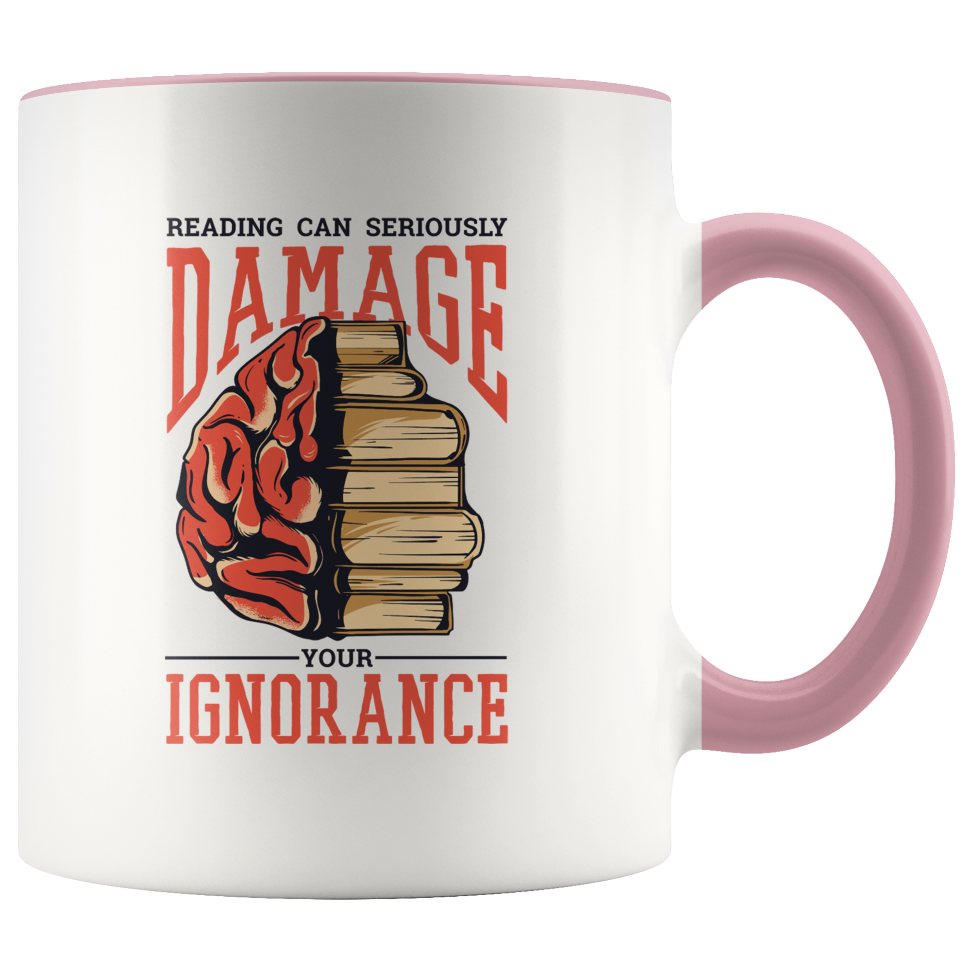 Funny Bookworm Mug