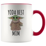 Load image into Gallery viewer, Yoda Best Mom Mug
