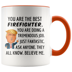 Load image into Gallery viewer, Trump Mug Firefighter
