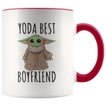Load image into Gallery viewer, Baby Yoda Best Boyfriend Mug
