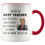 Load image into Gallery viewer, Best Teacher Trump Mug
