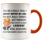 Load image into Gallery viewer, Trump Mug Sister-in-law

