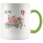 Load image into Gallery viewer, Floral RN Mug
