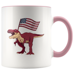Load image into Gallery viewer, T Rex Flag Mug
