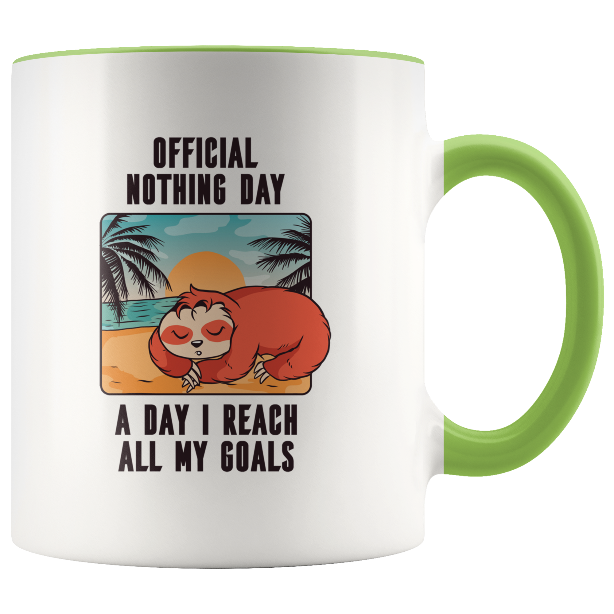 Official Nothing Day Sloth Mug