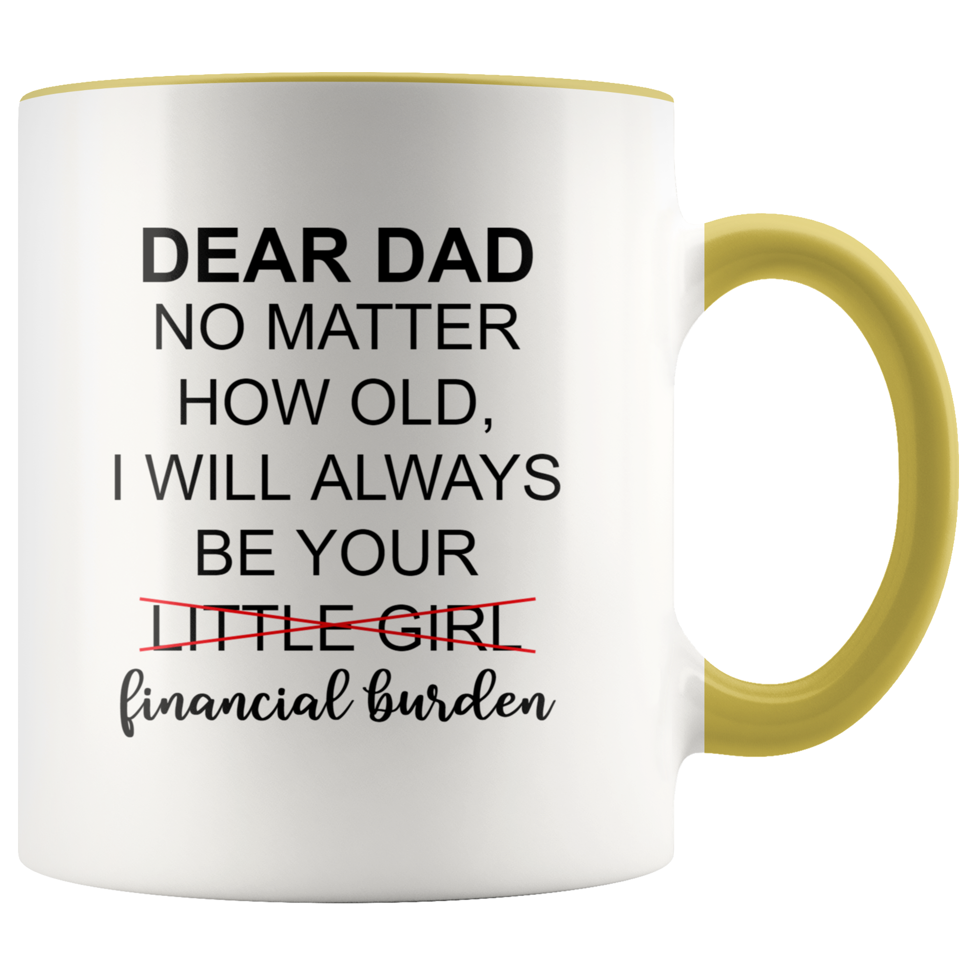 Dear Dad Funny Mug