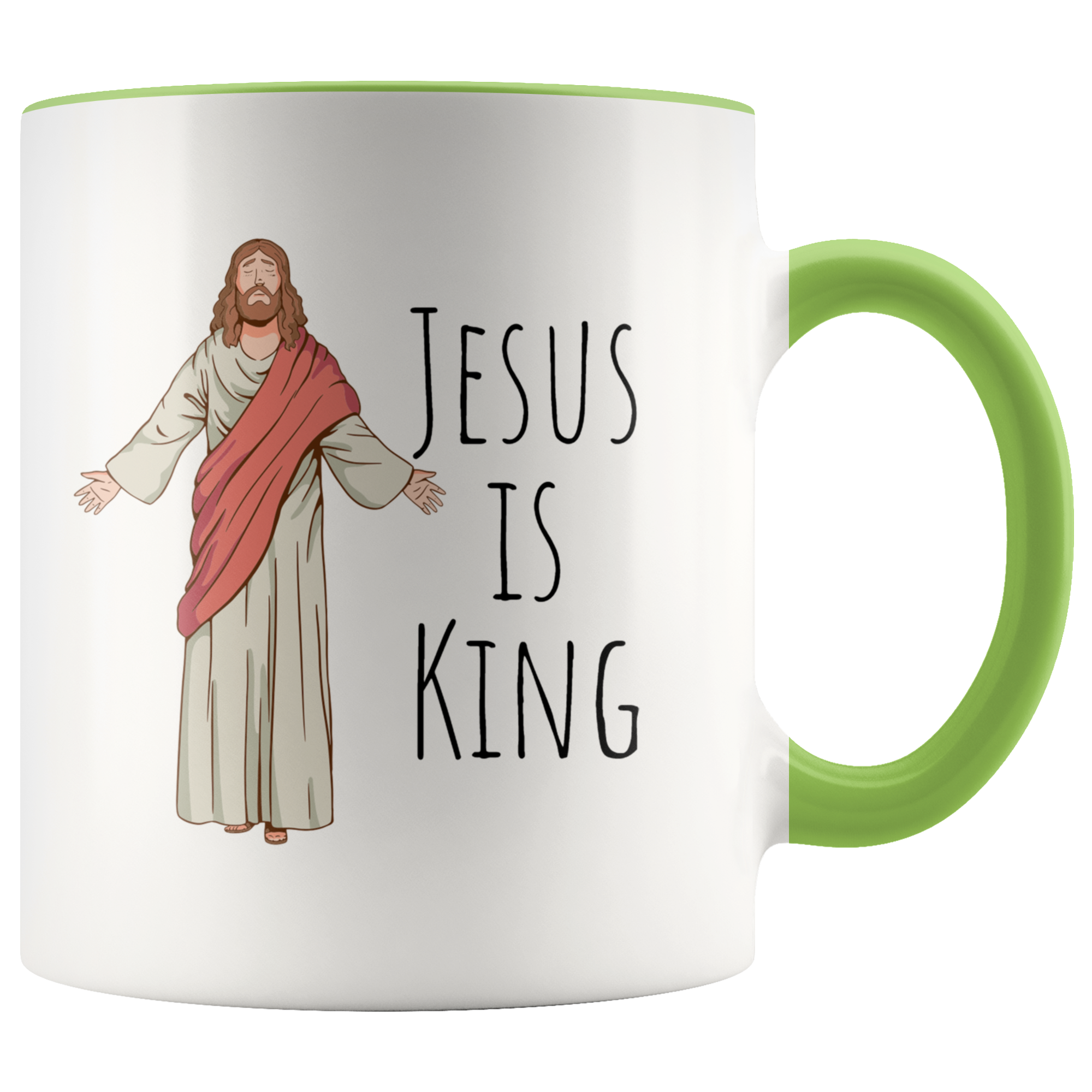 Jesus is King Mug