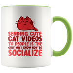 Load image into Gallery viewer, Sending Cute Cat Mug-5
