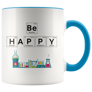Be Happy Chemistry Mug
