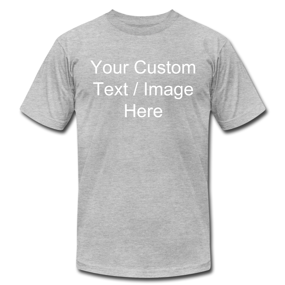 Men's Soft Personalized T-shirt - heather gray