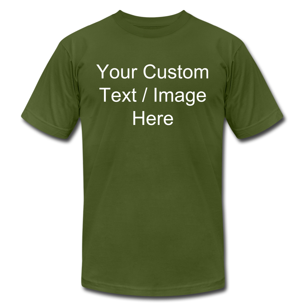 Men's Soft Personalized T-shirt - olive
