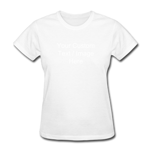 Women's Classic Personalized T-Shirt - white