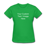 Load image into Gallery viewer, Women&#39;s Classic Personalized T-Shirt - bright green

