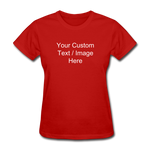 Load image into Gallery viewer, Women&#39;s Classic Personalized T-Shirt - red
