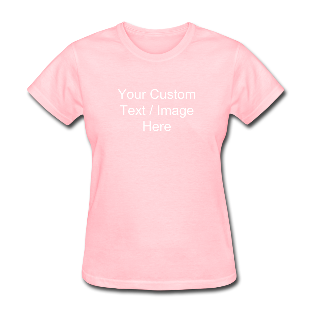 Women's Classic Personalized T-Shirt - pink