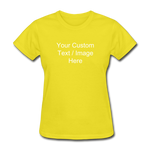 Load image into Gallery viewer, Women&#39;s Classic Personalized T-Shirt - yellow
