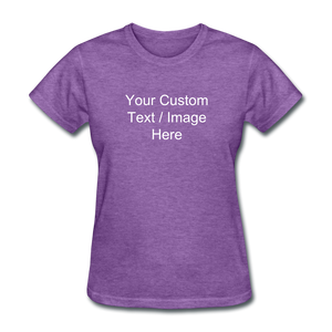 Women's Classic Personalized T-Shirt - purple heather