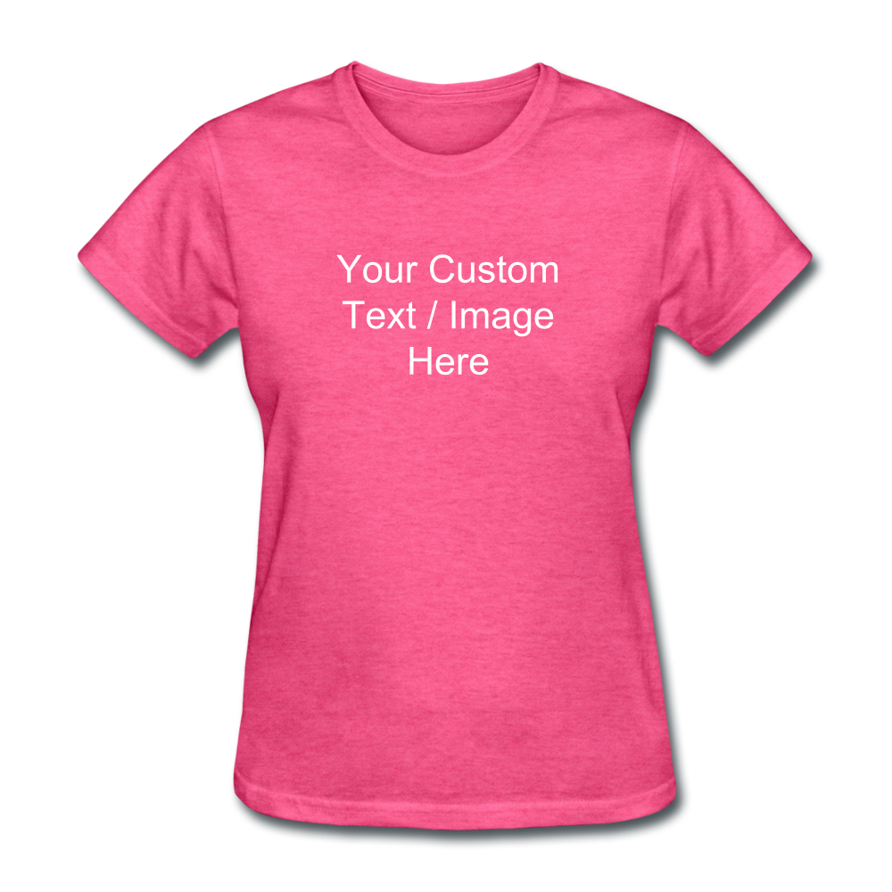Women's Classic Personalized T-Shirt - heather pink